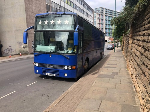 Tour Bus, Band bus, Camper. Ex iron maiden owned. Vanhool mb230 coach - Picture 2 of 8