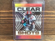2021 panini illusions clear shots Deion Sanders 