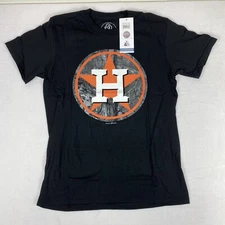 HOUSTON ASTROS REALTREE CAMO BLACK MEDIUM T Shirt 100% RECYCLED MATERIAL NWT