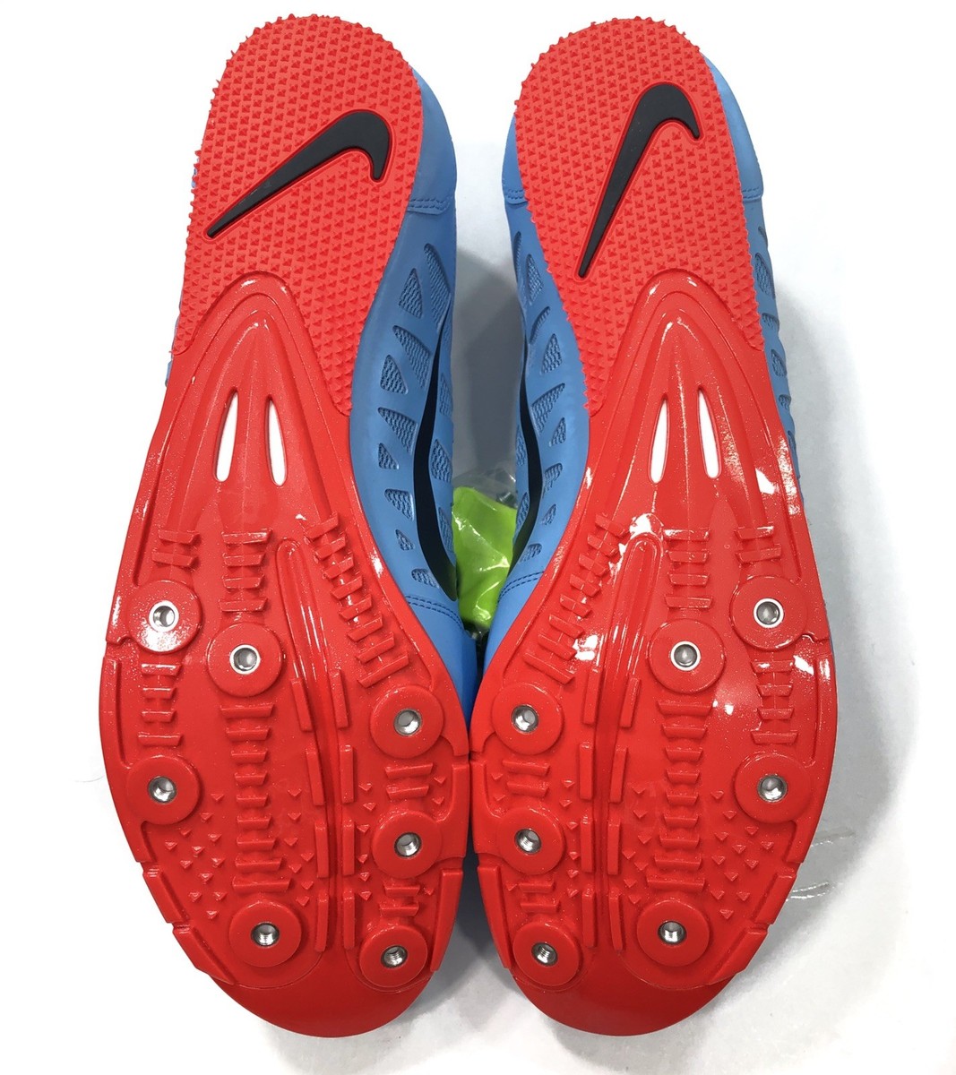 NEW Nike Zoom LJ 4 Long Jump Track Spikes Light Blue Crimson