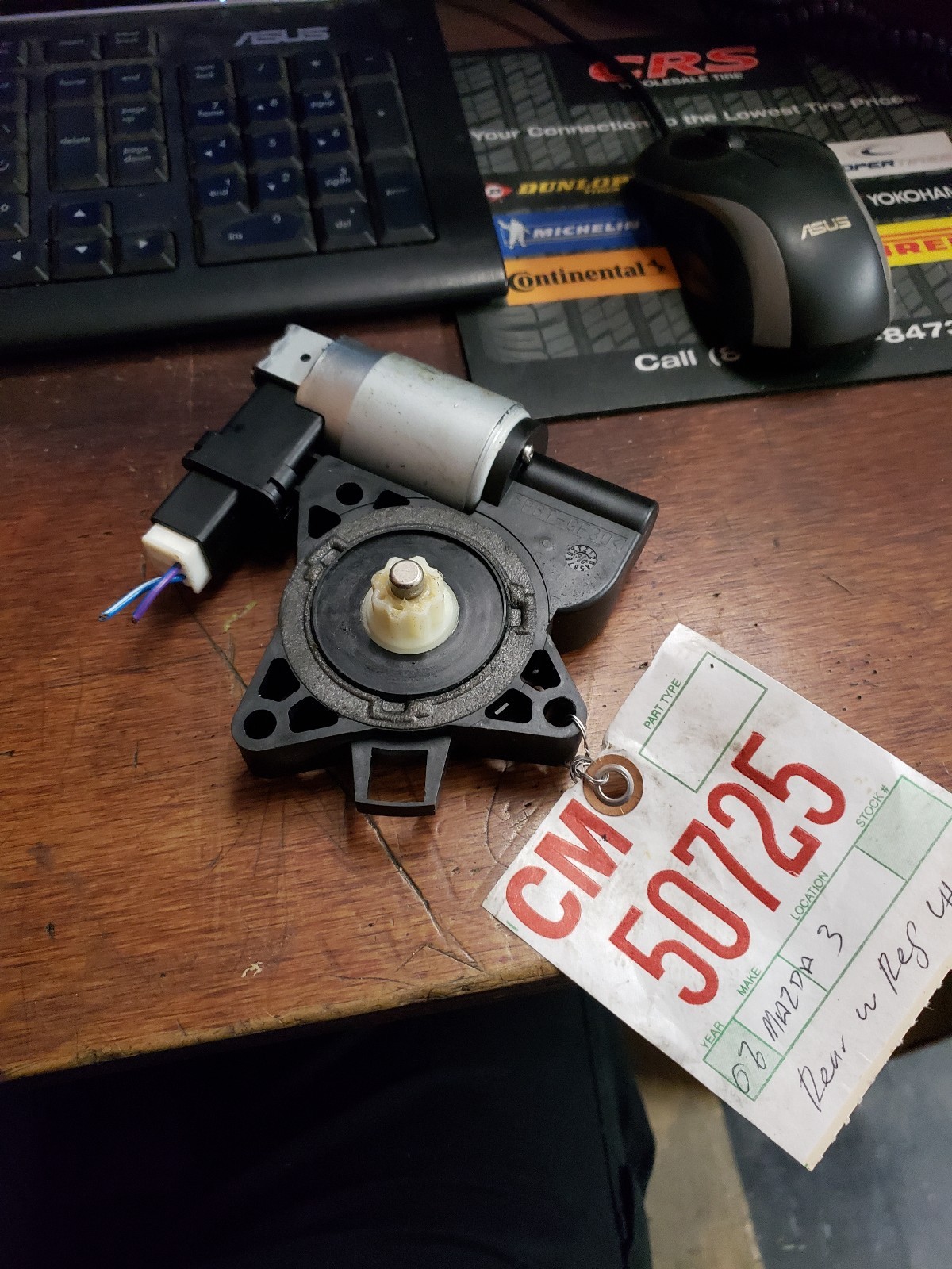 2004 2005 2006 2007 2008 2009 Mazda 3 window motor rear driver side LH