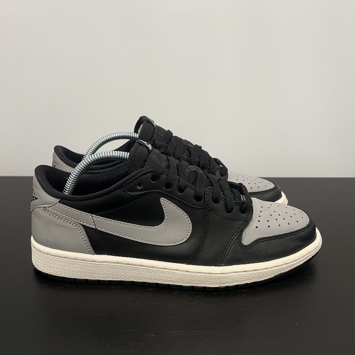Nike Air Jordan 1 Low OG 'Shadow' 2015 Big Swoosh Gray Black Nike Air Jordan 1 Low OG 'Shadow' 2015 Big Swoosh Gray Black