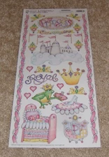 Creative Imaginations Renae Lindgren  5.5x12inch Sticker ~ Princess