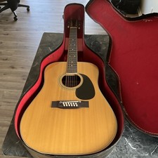 Rare Vintage Univox 12 String Acoustic Guitar Model 3112 With Case