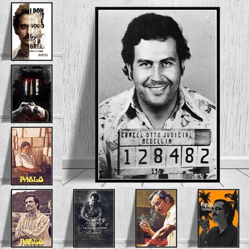 Impresión de póster Pablo Escobar Narcos | Arte mural | Imagen de Pablo Escobar Narco - Imagen 4 de 7