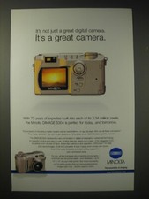2002 Minolta DiMage S304 Camera Ad - It's not just a great digital camera