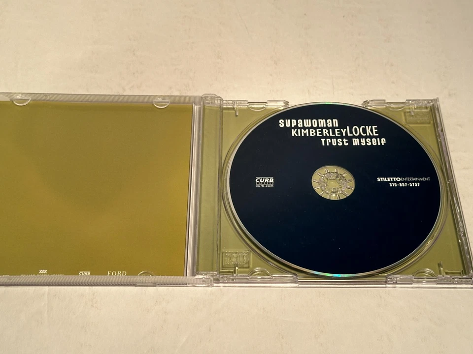 KIMBERLEY LOCKE rare SUPAWOMAN 2 track promo radio DJ cd HTF 2007 American Idol - Image 3 of 4