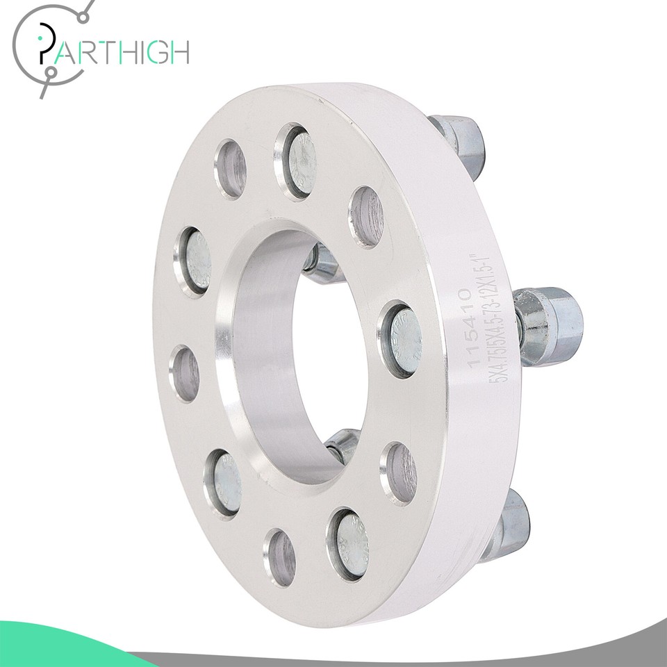 PARTHIGH 1/4" Wheel Spacers (2-Pack) – 5x4.75 Or 5x4.5 Bolt Pattern For Chevy Ford Jeep