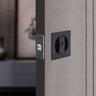 <!--F#f_0-->Cavity Sliding door Lock Privacy Function Entry lock Silver Square<!--F/-->