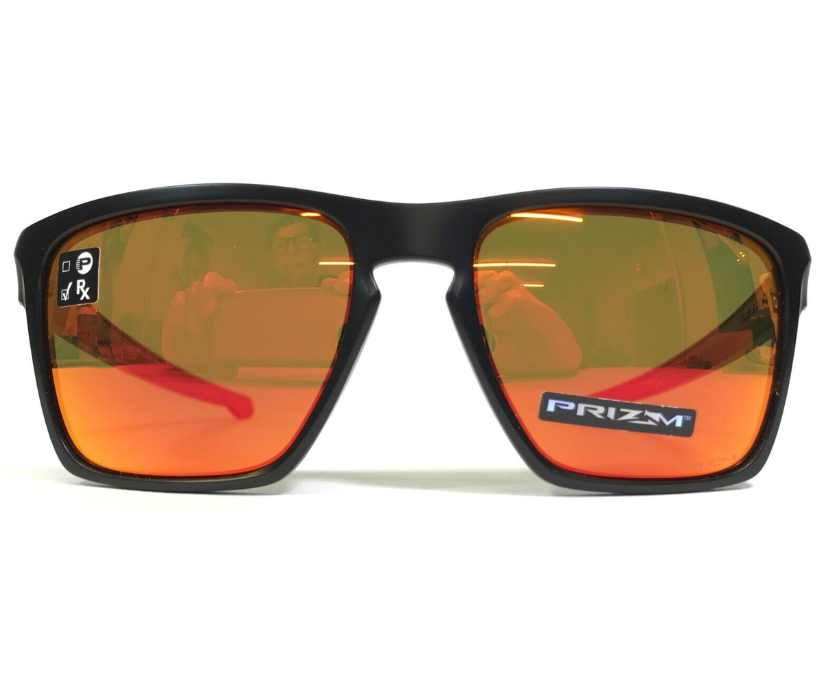 Oakley Sunglasses Sliver XL OO9341-1457 Matte Black Red Fade  