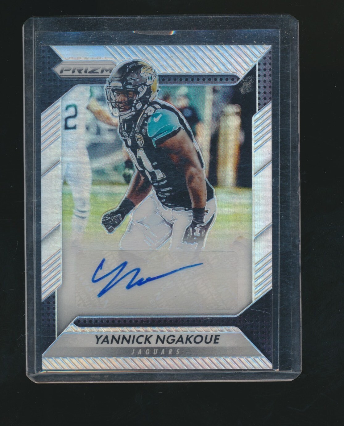 YANNICK NGAKOUE 2016 PANINI PRIZM SILVER PRIZM RC AUTO PARALLEL #RA-YNG