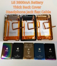 LG 3800mA Battery Back Cover Upgrade kits iPod Video 30GB Classic 160GB 6 Colors