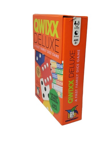 Qwixx DELUXE Board Game Fast Family Dice Game Gamewright - Complete Ages 8+ - Picture 2 of 5