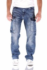 Big Seven Brian Cargo Herren Jeans Comfort Fit Hose - verschiedene Waschungen