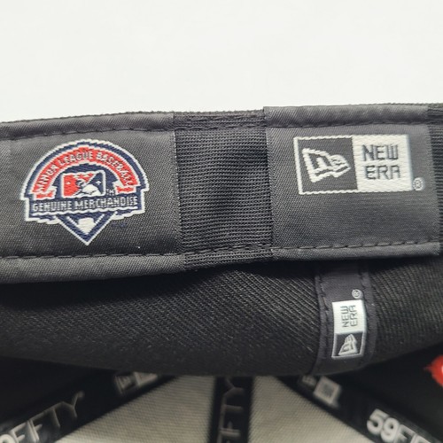Delmarva Shorebirds schwarz New Era 59Fifty tailliert Größe 7 3/8 Mütze Kappe neu ohne Etikett - Bild 7 von 9