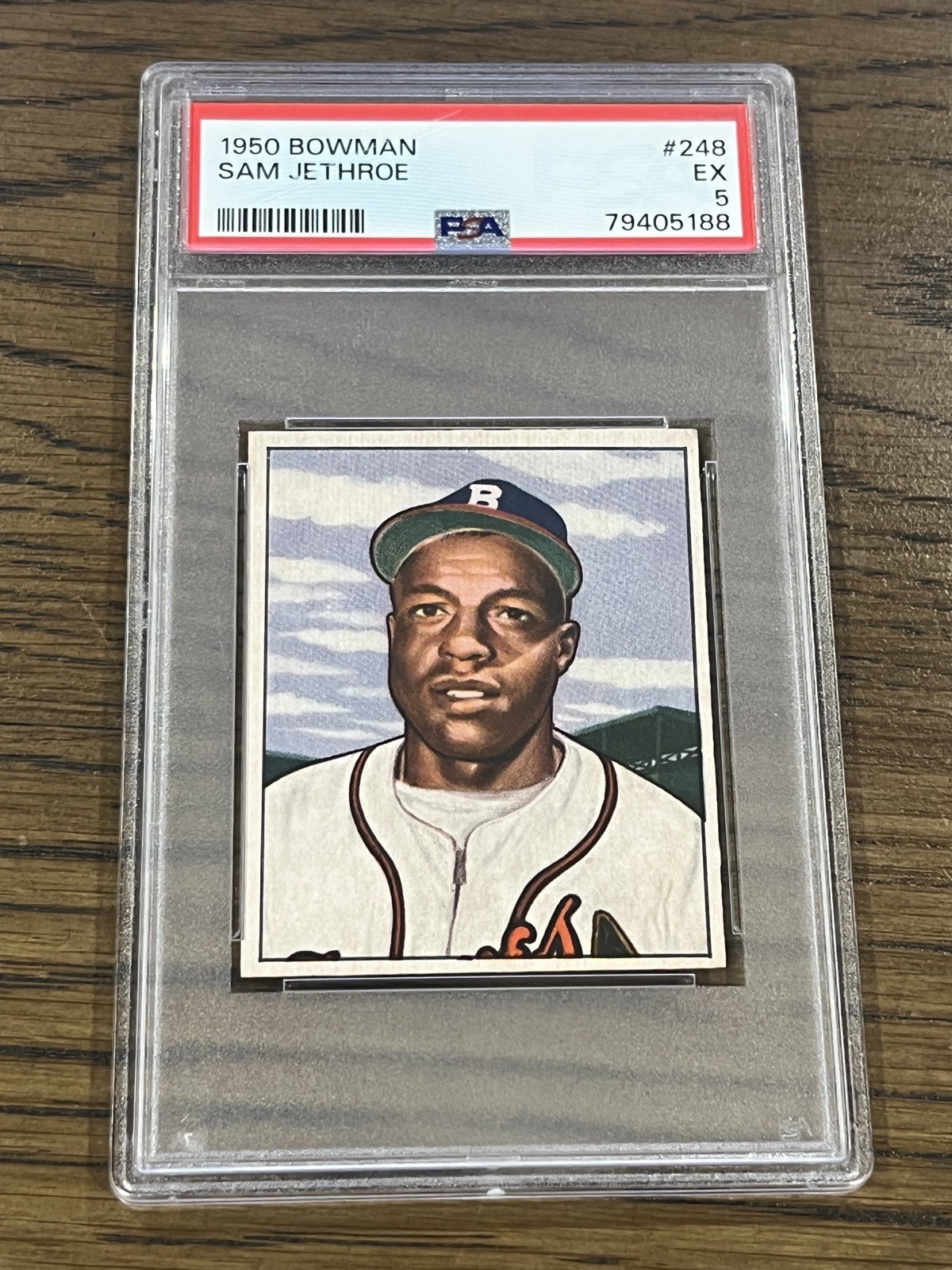 1950 Bowman - Sam Jethroe #248 (RC) PSA 5 EX