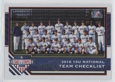 2017 Stars & Stripes Checklists Longevity USA Baseball 15U National Team #3 0s5