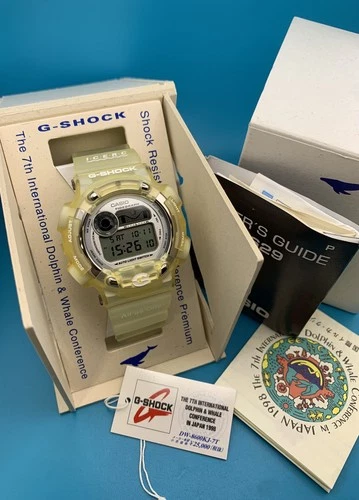 CASIO VINTAGE G-SHOCK DW-8600KJ-7T 1998 ICERC boxed Japan Y Titanium Caseback