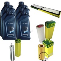Mann Inspektionspaket 8L BMW 5W-30 FüR 3Er Touring E91 325D 330D 330Xd E90