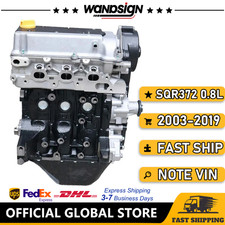 Long Block Engine Assembly for 03-19 Chery QQ3 John Joyner 0.8L SQR372 L3 DOHC