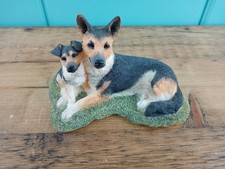 Sherratt and Simpeon. Alsation bitch and pup, dog ornament