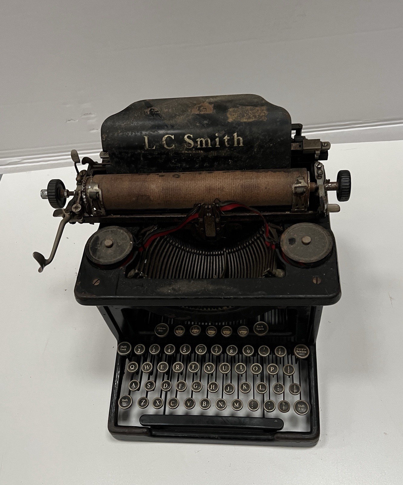 L C Smith vintage typewriter