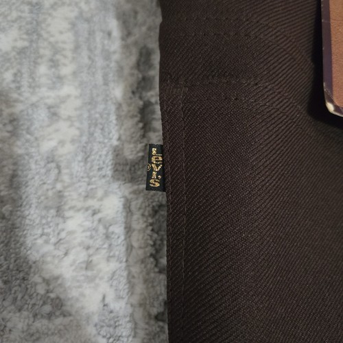 Vintage Levis Pants Mens 36x31 Brown 517 Bootcut Tex Twill 90s Dacron Polyester - Picture 3 of 11
