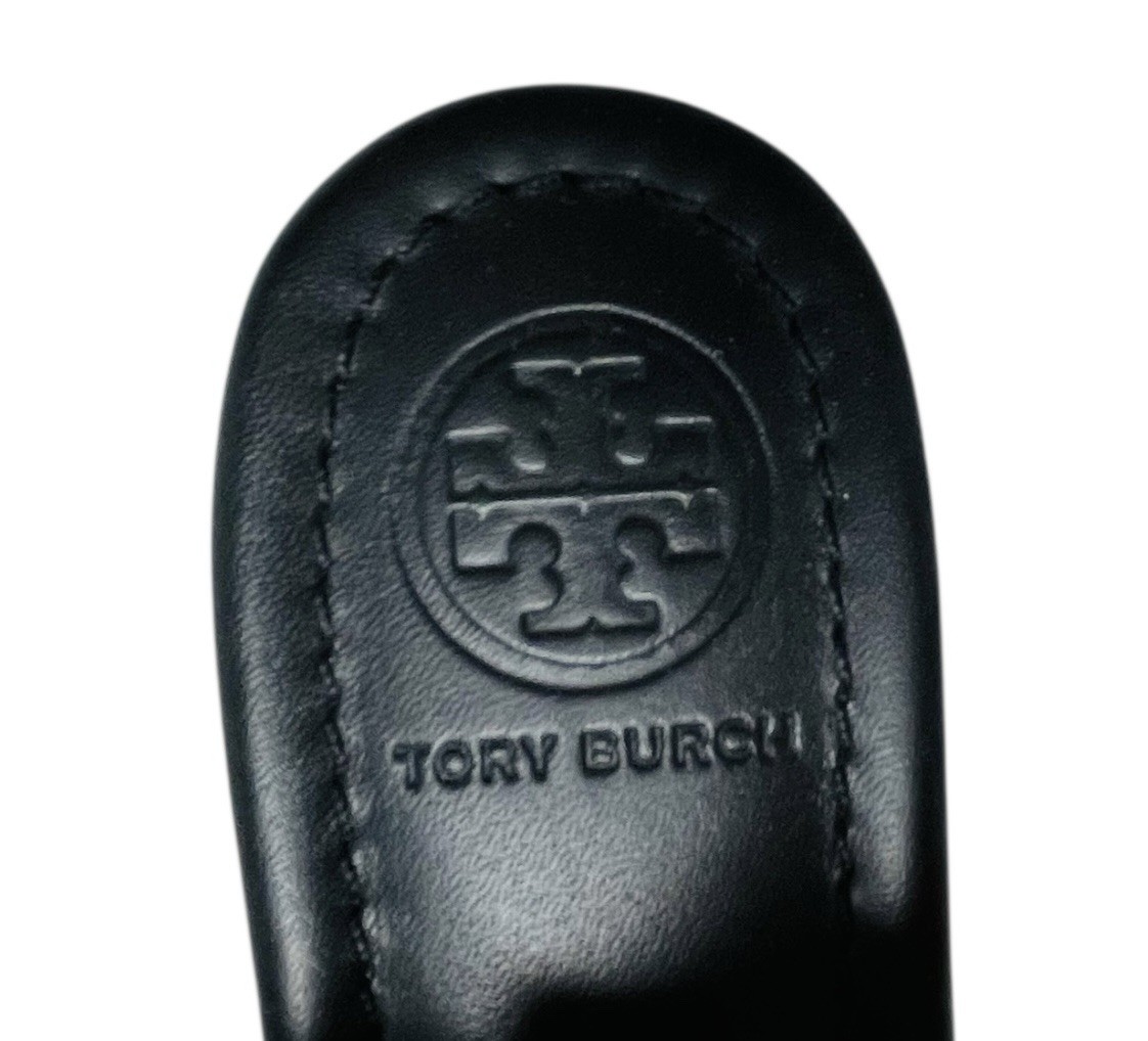 Tory Burch Miller Black Leather Thong Sandals US 8 NEW IN BOX thumbnail 6