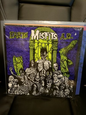 Misfits    Earth A.D. / Wolfs Blood Lp Vinyl USA 1986 Repress Punk Hardcore