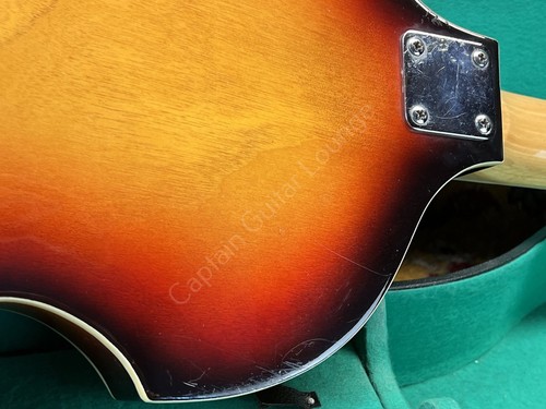 1967 Teisco - Violin Bass - Herticaster - ID 5086 - Picture 16 of 21