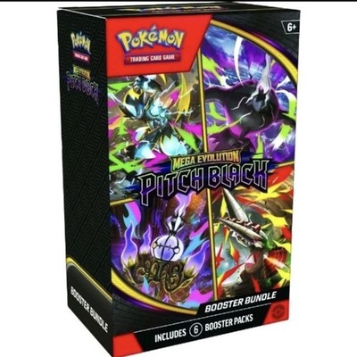 Pokémon TCG: Mega Evolution - Pitch Black Booster Bundle (6 Packs)   VORVERKAUF