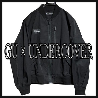 GU UNDERCOVER MA 1 Flight Jacket Black Authentic From Japan