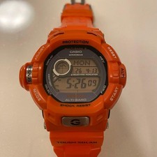 Casio G-SHOCK RiseMan GW-9200RJ-4JF Rescue Orange Solar Radio Watch G415
