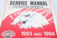 Harley-Davidson Motorcycle Manuals and Literature 1993 1993 Year