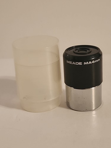 Meade MA 4 mm Multi-Coated Telescope Eyepiece lens plus case - Picture 1 of 11