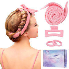 Hair Curlers Soft Heatless Sleep In No Heat Hair Rollers Extra Long 60 Inches