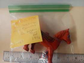 Lego Duplo 2435 Western Town Dark Orange Brown Horse Figure Only 1998