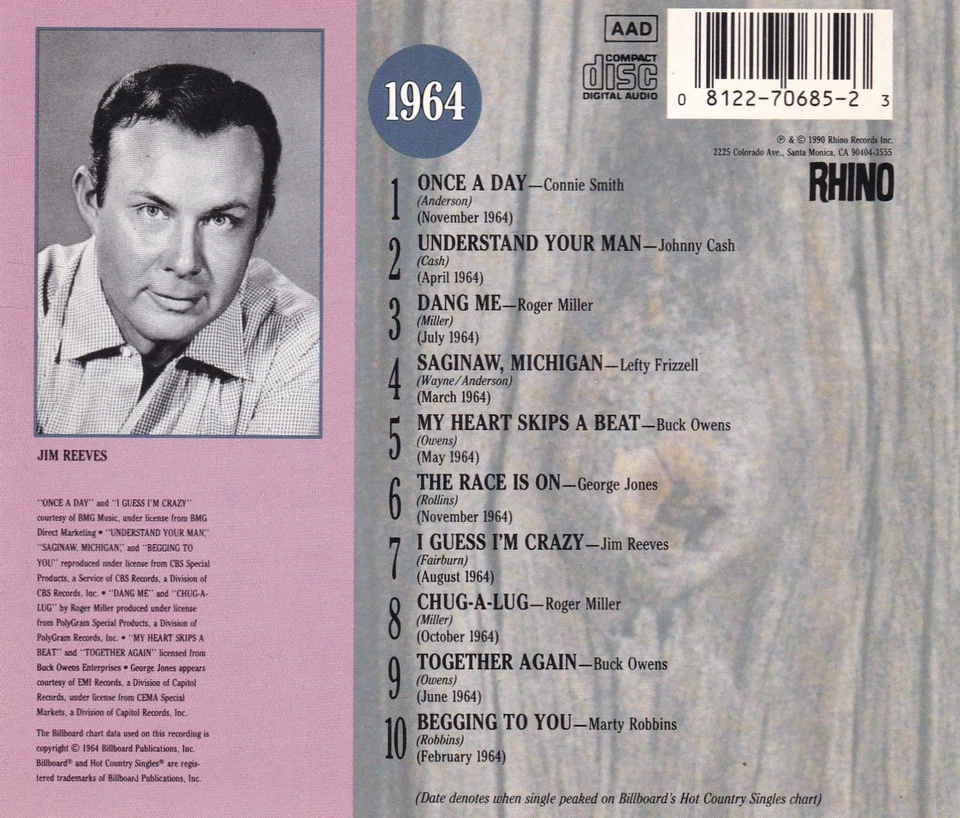 Various Artists - Billboard Top Country Hits 1964 - Bild 2 von 3