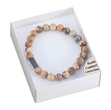 Kristallarmband Bild Jasper Lo Scarabeo Roots Connection Komfort NEU