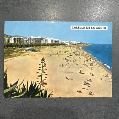 Postkarte Barcelona Calella De La Costa 1974 Ansichtskarte Ak 2252