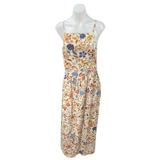 Old Navy Multicolor Floral Sleeveless Cami Camisole Maxi Tank A-Line Dress Sz L