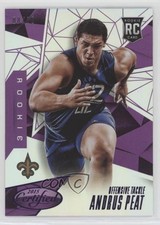 2015 Certified Rookies Mirror Purple 8/10 Andrus Peat #197 0s5