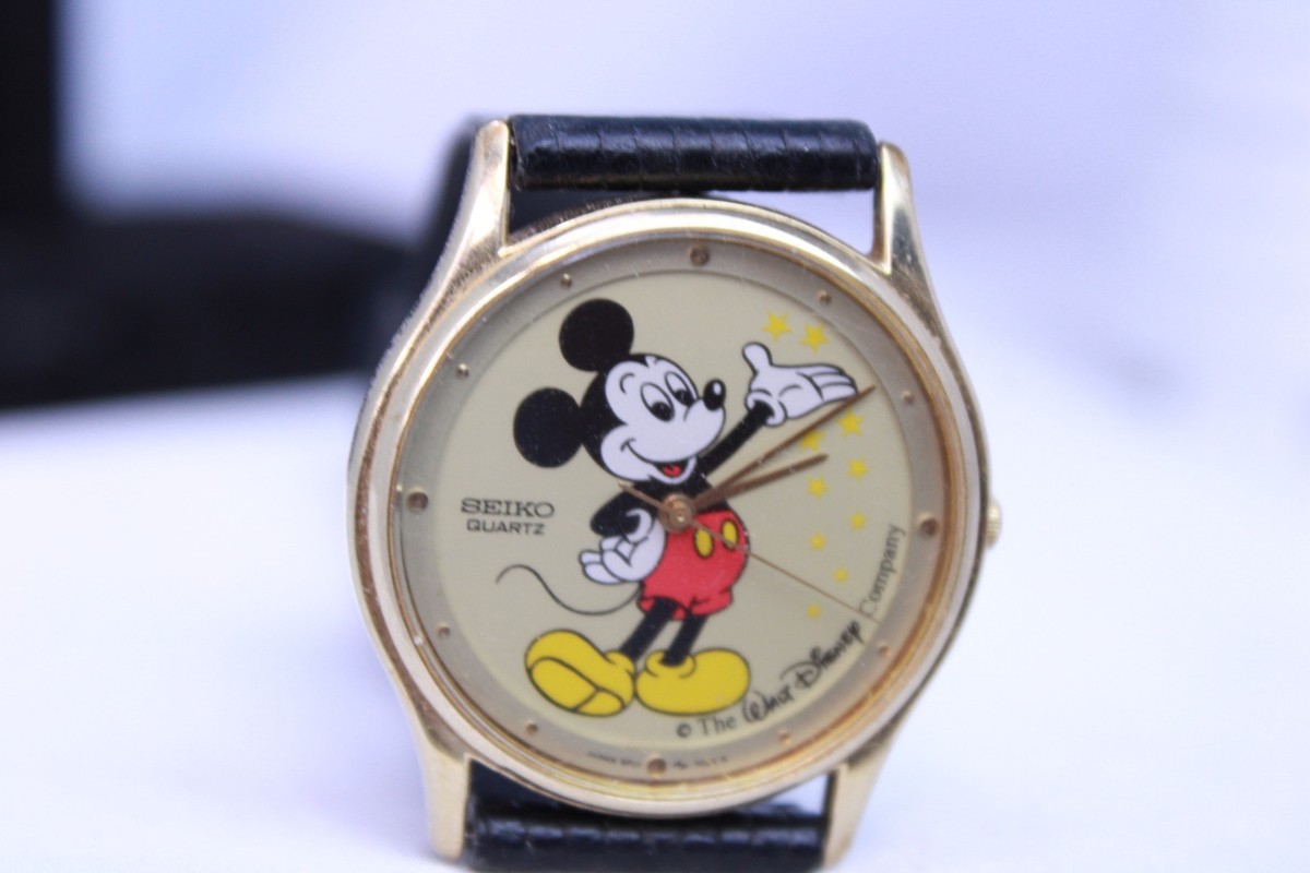Vintage SEIKO Mickey Mouse Men's Quartz Watch | eBay
