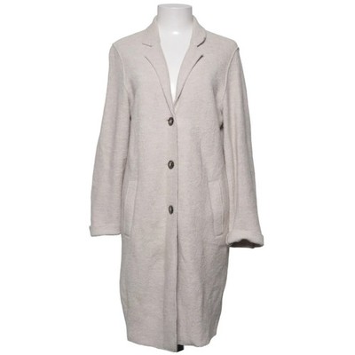 Oui, Mantel, Damen, Größe: 36, Beige, Viskose/Wolle, Einfarbig #xrH