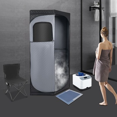 Tragbare Dampfsauna-Box Indoor-Sauna-Set für zu Hause Entspannungs-Dampfbad