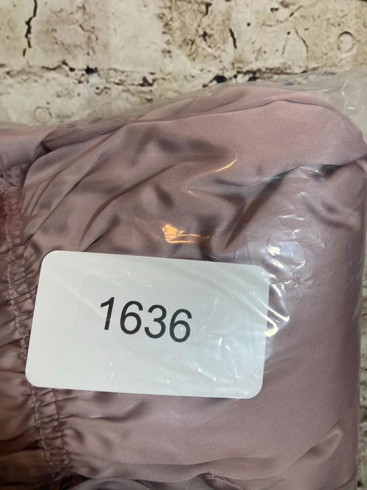 Violet & Claire Babydoll Top Womens XL Purple Satin Milk Maid Romantic Feminine - Image 2 of 4