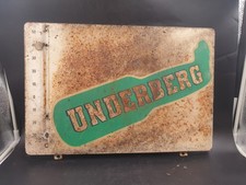 Emailleschild Underberg Kräuterlikör Likör 47cm x 31,5cm Emaille Vintage Alt