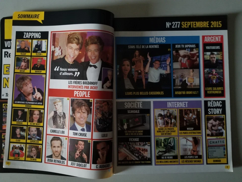 ENTREVUE n°277 - 2015 - LE SALAIRE DES YOUTUBEURS - BOGDANOFF - JEUX JAPONAIS - Photo 2/4