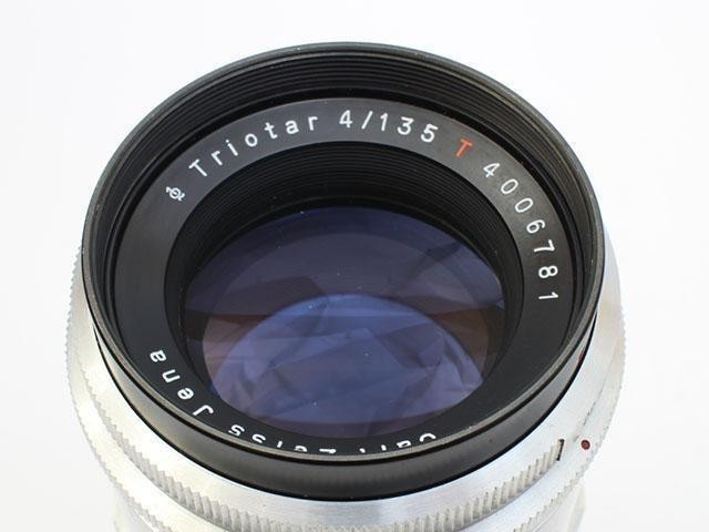 Carl Zeiss Jena Triotar T 135mm F4 Telephoto Prime Lens Silver M42