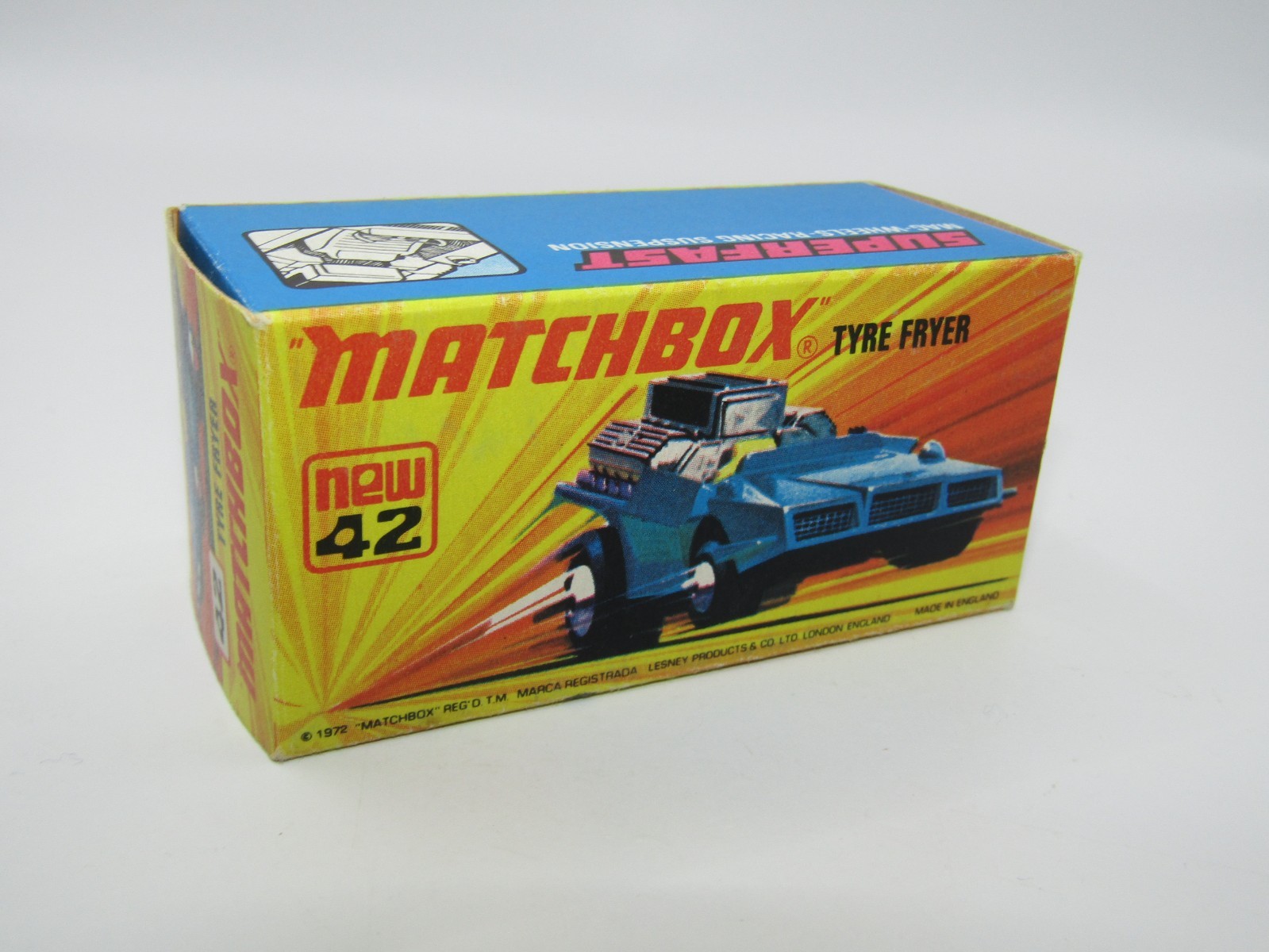 Matchbox 42d, Tyre Fryer - Free Price Guide & Review